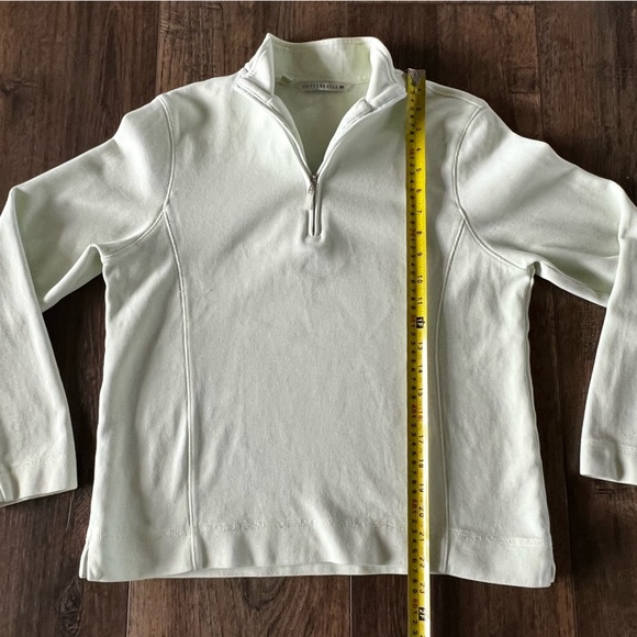 Cutter & Buck Women’s Pima Cotton Quarter Zip Pullover Sweater Golf Size Medium - Picture 8 of 13